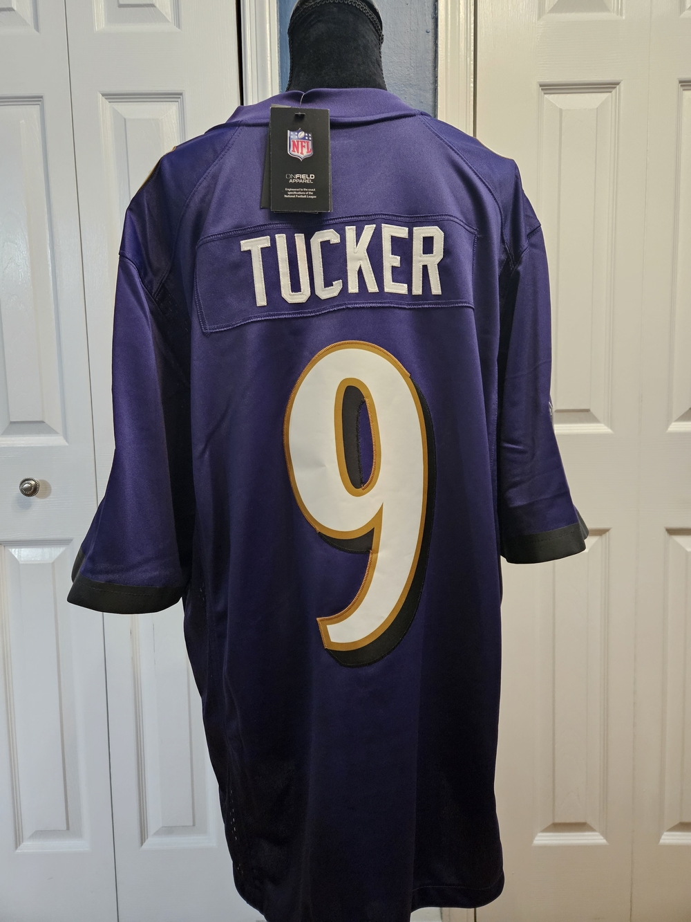 NFL Baltimore Ravens Justin Tucker #9 Purple Jersey
